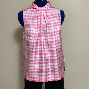 J. Crew Collection Knotted silk twill tank